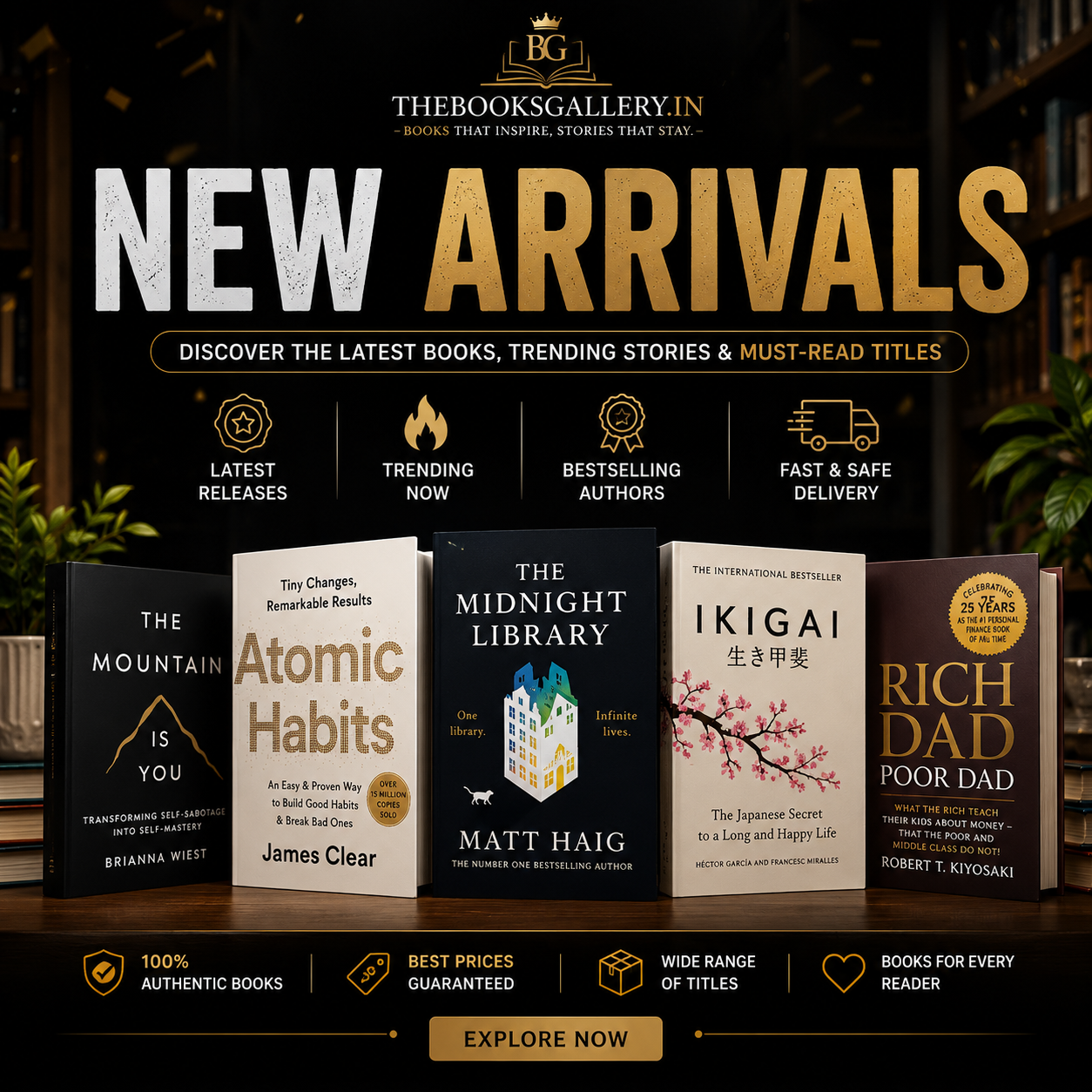 NEW ARRIVALS