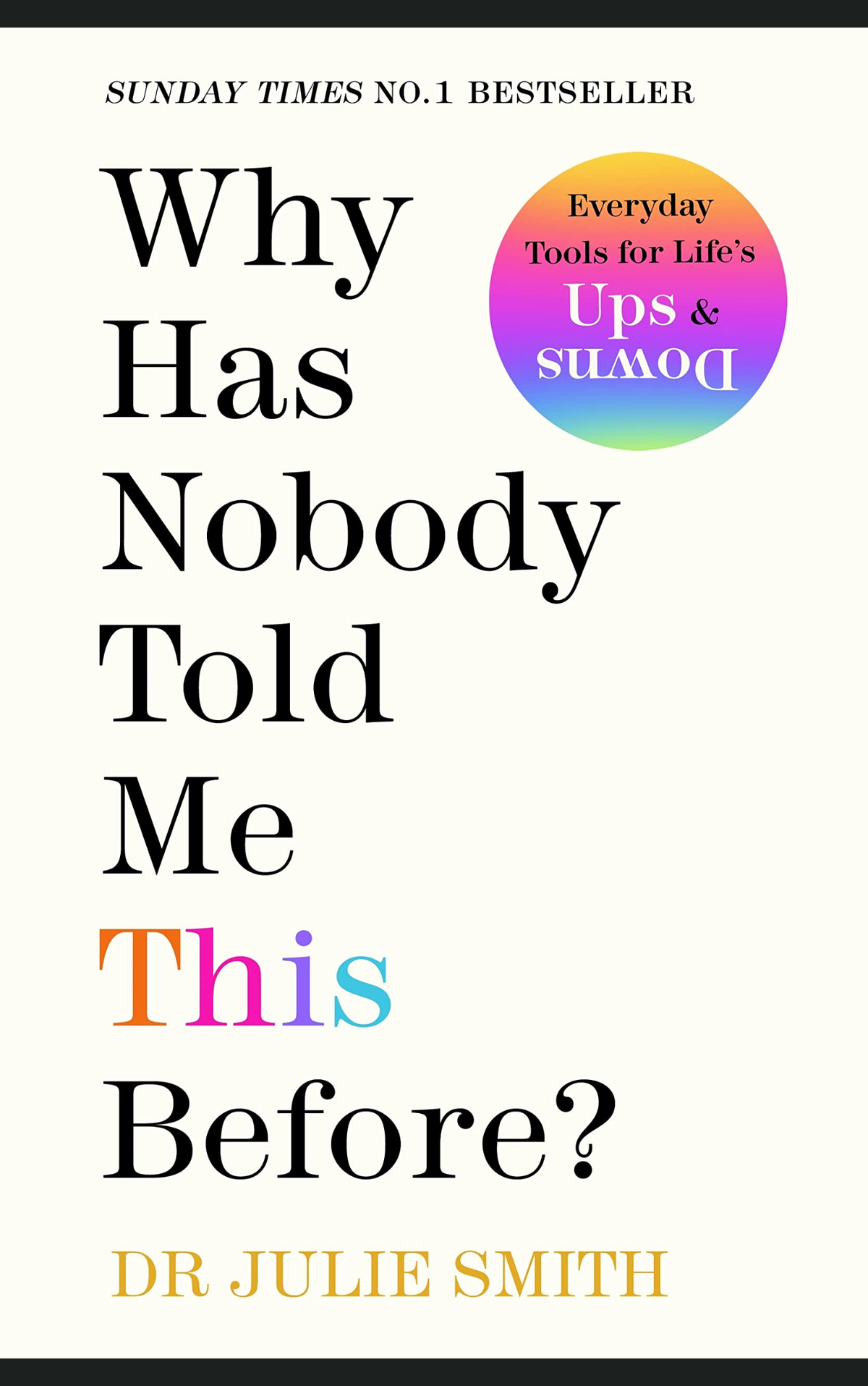 Cover of WHY HAS NOBODY TOLD ME THIS BEFORE by DR JULIE SMITH