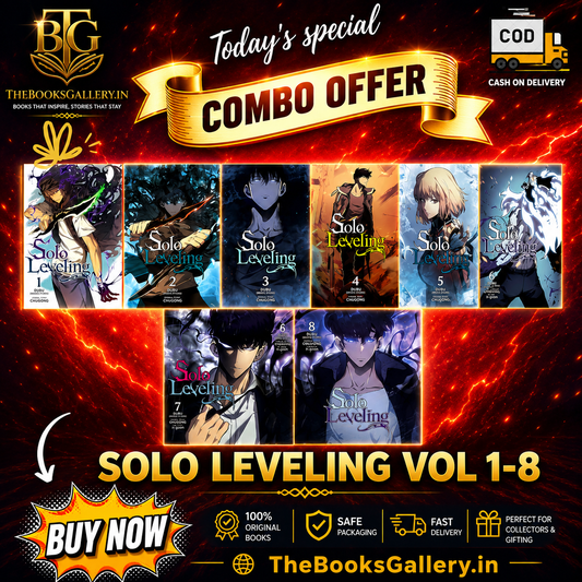 Solo Leveling Manga Vol. 1–8 by Chugong | Complete Paperback Collection | English Edition