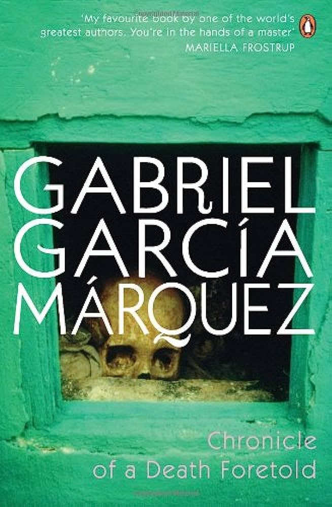 Cover of CHRONICLE OF A DEATH FORETOLD By GABRIEL GARCIA MARQUEZ