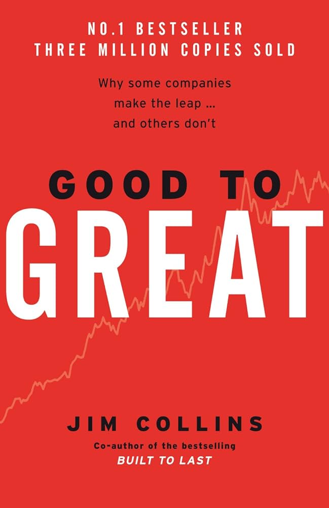 Cover of GOOD TO GREAT by Jim Collins