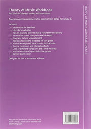 Product image of Theory of Music Workbook Grade 3 By Trinity College London