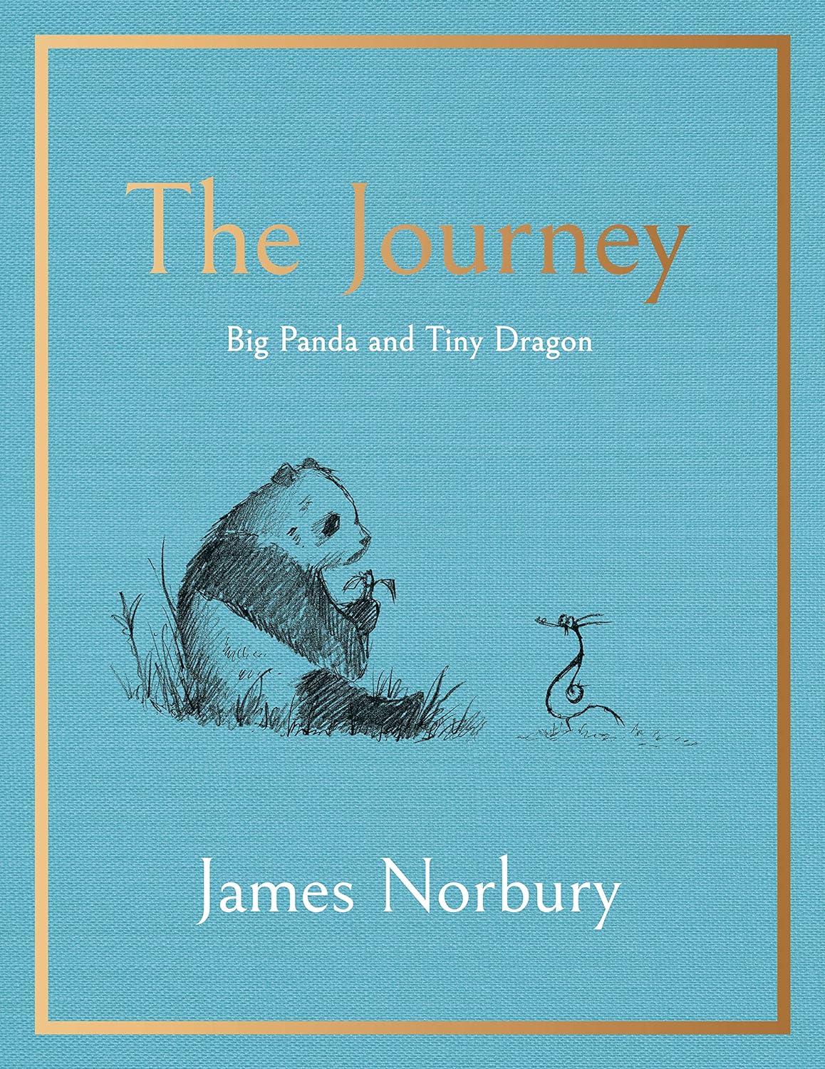 Cover of THE JOURNEY (BIG PANDA & TINY DRAGON) [HARDCOVER] By JAMES NORBURY