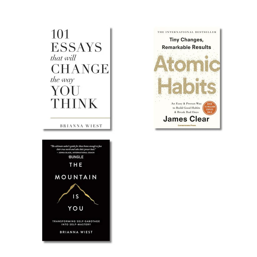 Cover of (Combo) Atomic Habits—Mountain is You—101 Essays (Paperback)