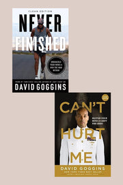 [Combo] Never Finished + Can't Hurt Me By David Goggins (Paperback)