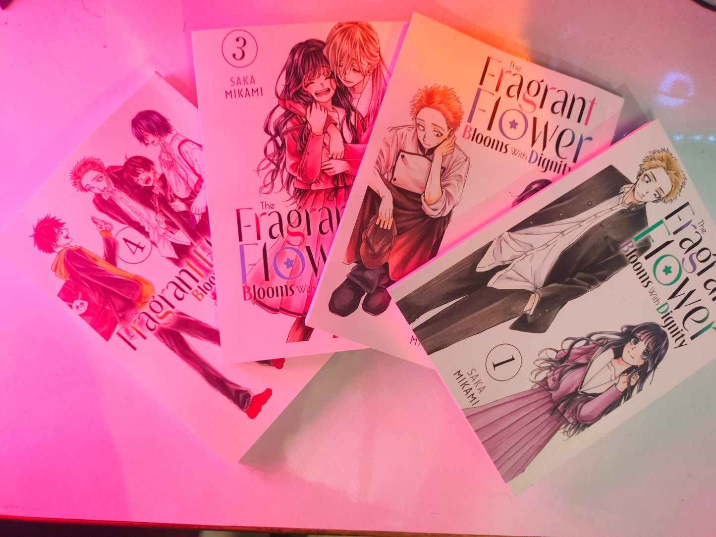The Fragrant Flower Blooms with Dignity Vol. 1–4 Collection (Paperback) | Romance Manga Box Set | English Edition