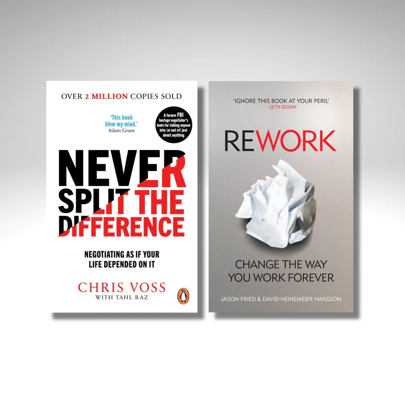 Cover of [Combo] Never Split The Difference & Rework