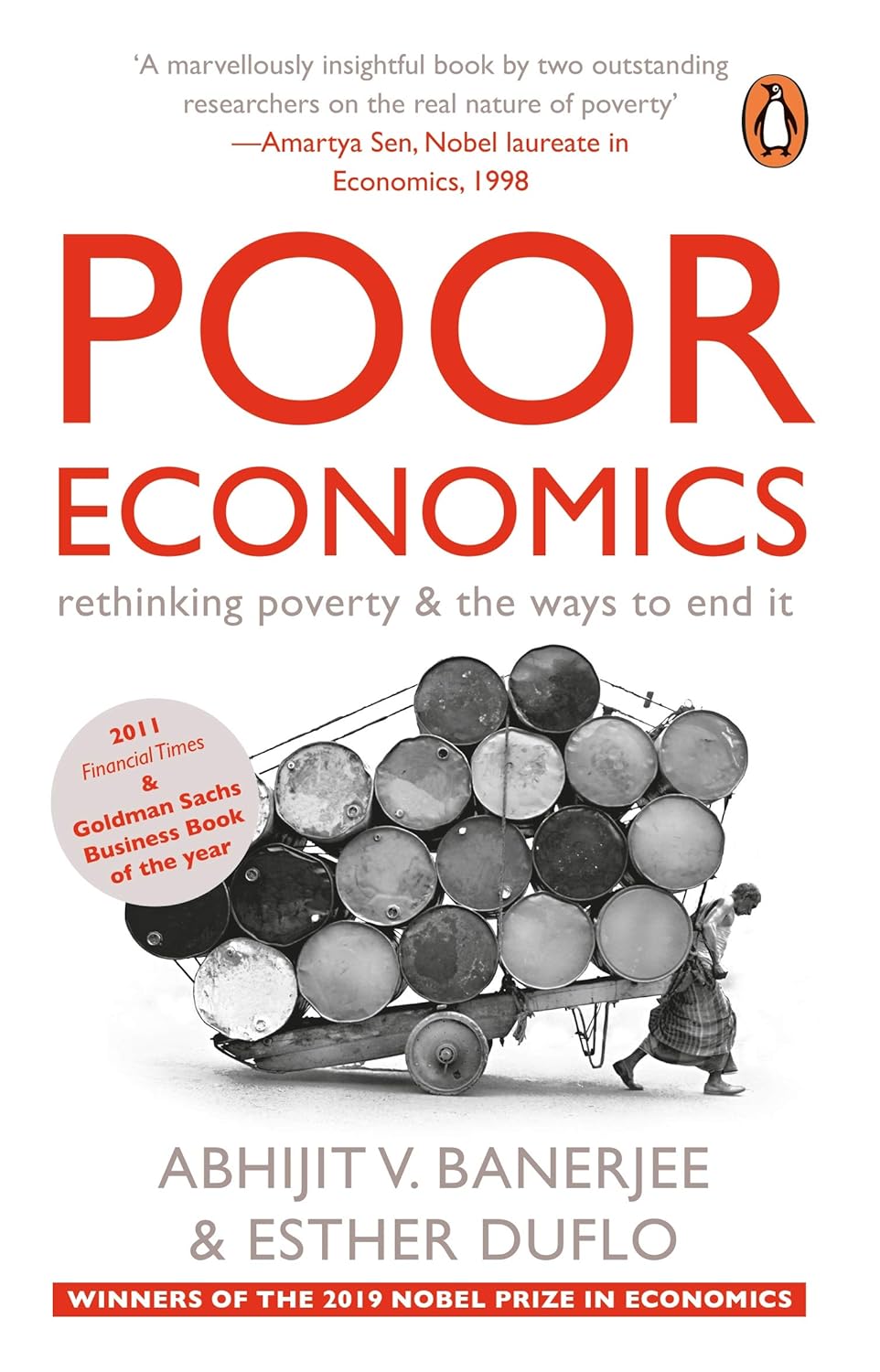 Cover of POOR ECONOMICS By ABHIJIT V. BANERJEE & ESTHER DUFLO