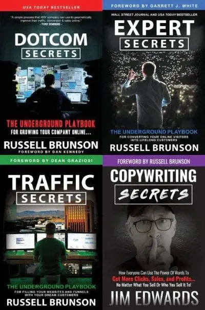 Cover of Russell Brunson Combo Collection (4 Books Set) Paperback
