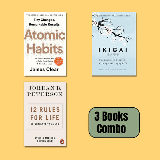 [Combo] Atomic Habit-Ikigai-12 Rules for Life (Paperback)