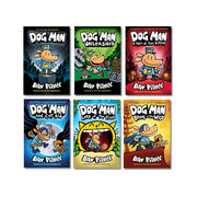 Product image of Dog Man Box Set (Books 1–6) by Dav Pilkey | Complete Children's Graphic Novel Collection | Paperback