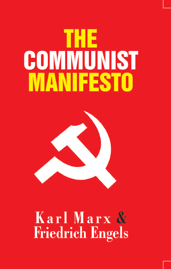 Cover of THE COMMUNIST MANIFESTO By KARL MARX & FRIEDRICH ENGELS