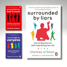 Combo 3 Book: Surrounded by Bad Bosses+Vampires+Liars by Thomas Erikson