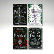 Cover of Powerless Series (4 Books) by Lauren Roberts | Complete Fantasy Romance Paperback Box Set