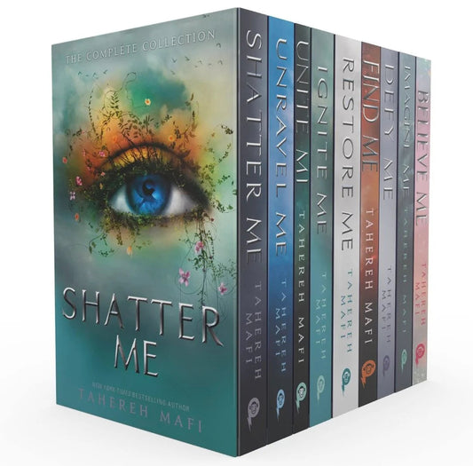 Shatter Me Box Set (9 Books) by Tahereh Mafi | Complete YA Dystopian Fantasy Romance Collection | Paperback